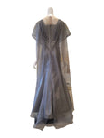 Buy : Dutchess Royale Couture - Grey Square Naeck With Cape Gown
