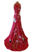 Rent : Gabriella Vania - Red Cheongsam Mermaid Gown