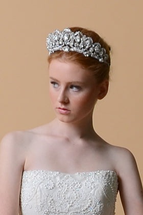 Rent: Kezia Crystal Wedding Crown