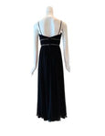 Sale: Fluorescence Black Chiffon Gown