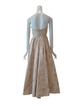 Rent : By Khesimel - Gold Sweetheart Emboss Flower Gown