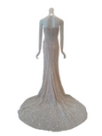 Rent: Yogie Pratama - Off White Mermaid Wedding Dress With Slit