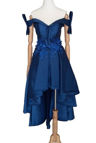 Rent : Private Label - Blue Sabrina Midi Gown