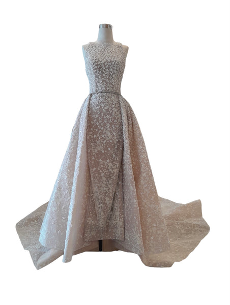 Rent : Yefta Gunawan - Halter Full Beaded Wedding Gown With Skirt