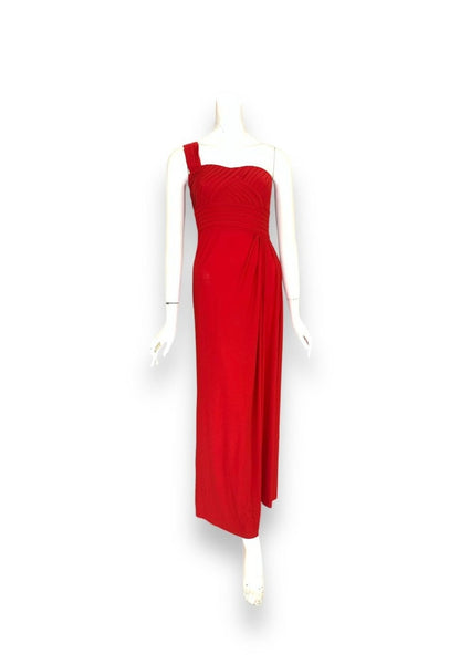 Rent: Cocoya - Red One Shoulder Dress
