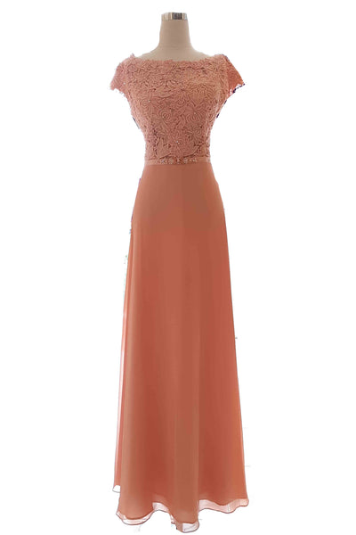 Rent : Peaches Pinkish - Peach Chiffon Dress