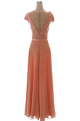 Rent : Peaches Pinkish - Peach Chiffon Dress