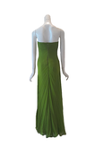 Sale: Adrian Gan Green Chiffon Gown