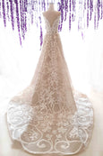 Rent: Yefta Gunawan - V-Neck Embroidered Wedding Gown With Detachable skirt