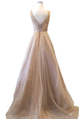 Rent: Winda Halomoan - Gold Sweetheart A Line Gown with Cape