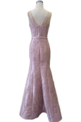 Rent: Cindy Kiman - Pink Sleeveless Mermaid Gown