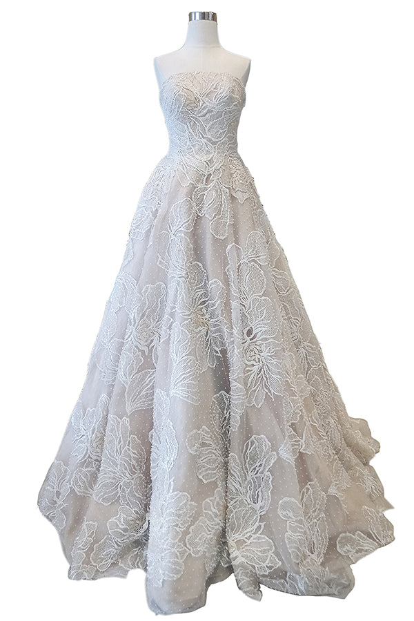 Rent : Meggie Hadiyanto - A-Line Flowery Wedding Gown