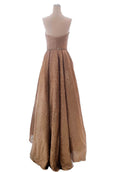 Buy : Meggie Hadiyanto - Gold Strapless A - Line Gown