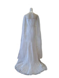 Rent : Private Label - White Mermaid With Cape Wedding Dress