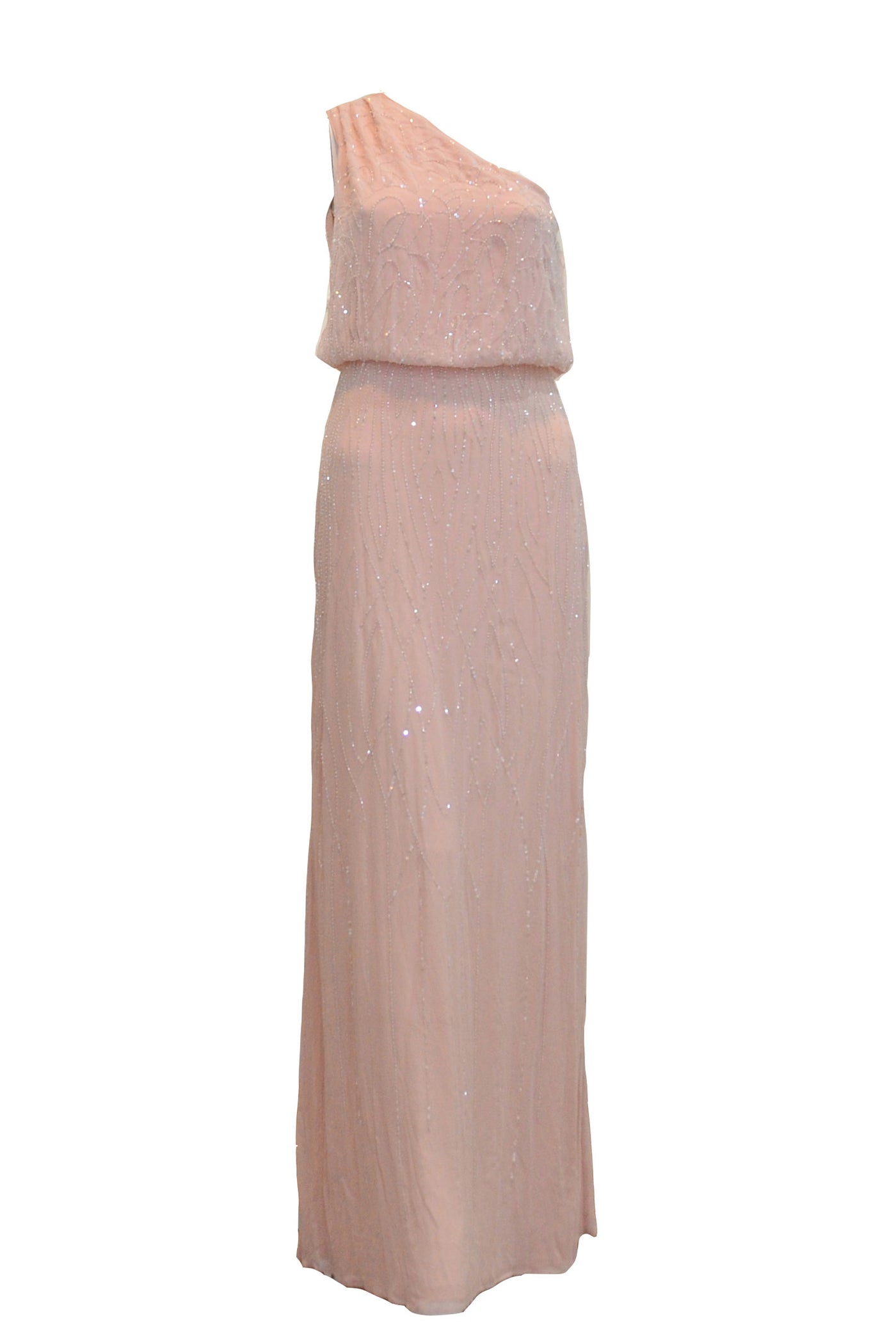 Rent: ASOS - One Shoulder Peach Sequin Dress