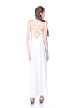 Aijek - Buy: White Drifter Lace Maxi-The Dresscodes - 2