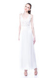 Aijek - Buy: White Drifter Lace Maxi-The Dresscodes - 1