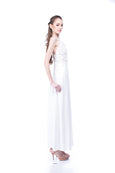 Aijek - Buy: White Drifter Lace Maxi-The Dresscodes - 3