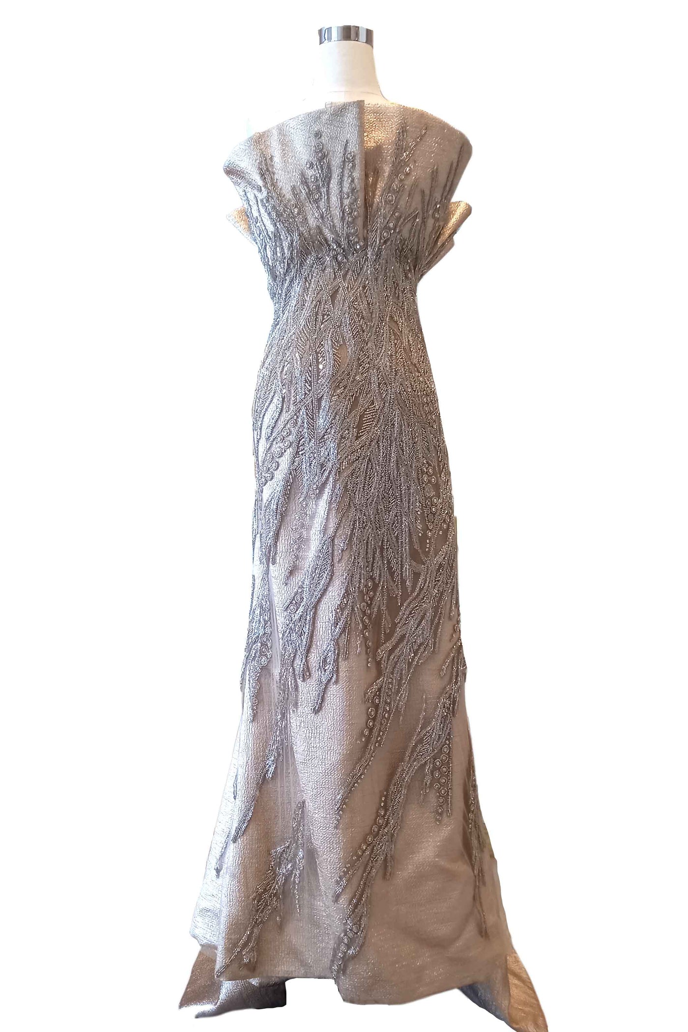Rent : Albert Yanuar - Gold Ruffles Mermaid Gown