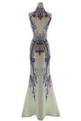 Rent : Albert Yanuar - CheongSam Printed Long Dress