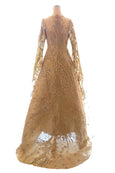 Rent: Eddy Betty - Gold Longsleeves Gown