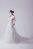 Bramanta Wijaya - Rent: Long Sleeves Lace Ethereal Wedding Gown-The Dresscodes - 3