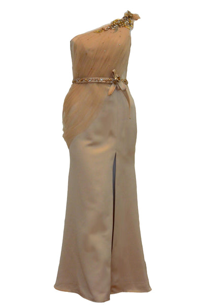 Buy : Yunita Kosasih - One Shoulder Greecian Dress with Belt