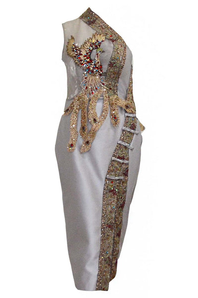 Buy : Private Label - Embroidery Cheongsam Dress