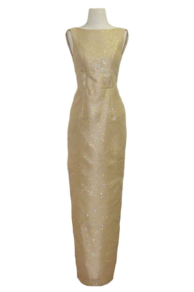 Rent : Febi Verolina - Gold Backless Dress with Over Skirt