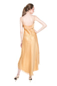 Eddy P. Chandra - Buy: Gold Satin Slip Dress-The Dresscodes - 3