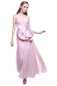 Jeanny Ang - Buy: Pink Chiffon Bow Dress-The Dresscodes - 1