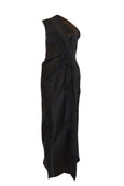 Sale: Jeffry Tan One Shoulder Ruffles Evening Dress