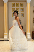 Rent: Kaviar Gauche  -  Airy Iris Bustier Wedding Dress