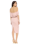 Rent: KEEPSAKE The Label Two Folds Dusty Pink Dress
