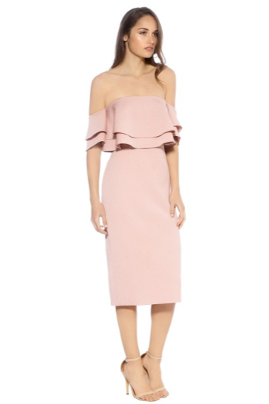 Rent: KEEPSAKE The Label Two Folds Dusty Pink Dress