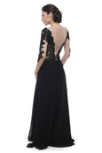 Liena Hartono - Buy: Black Lace and Tulle Off Shoulder Gown-The Dresscodes - 3