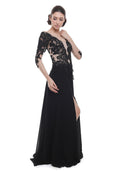 Liena Hartono - Buy: Black Lace and Tulle Off Shoulder Gown-The Dresscodes - 2