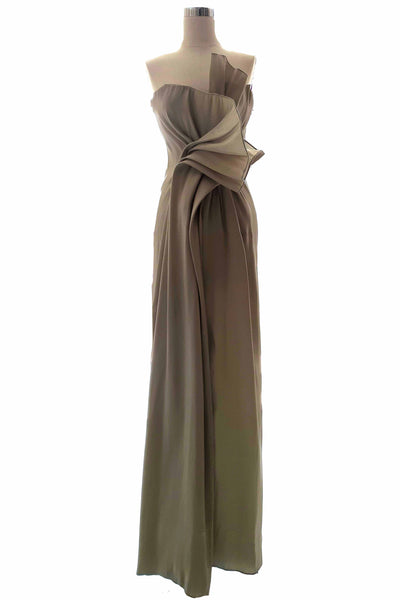 Rent : Metty Choa - Golden Ruffles Structured Dress