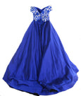 Monica Ivena - Buy: Blue Off-Shoulder Ball Gown-The Dresscodes - 4