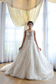 Rent: Melisa Sigit Sleeveless Pearl Wedding Gown