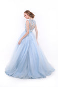 Monica Ivena - Buy: Iceberg Blue Ball Gown-The Dresscodes - 2