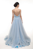 Monica Ivena - Buy: Iceberg Blue Sweetheart Ball Gown-The Dresscodes - 2