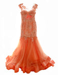 Reverie - Buy: Reverie Orange Gown-The Dresscodes - 3