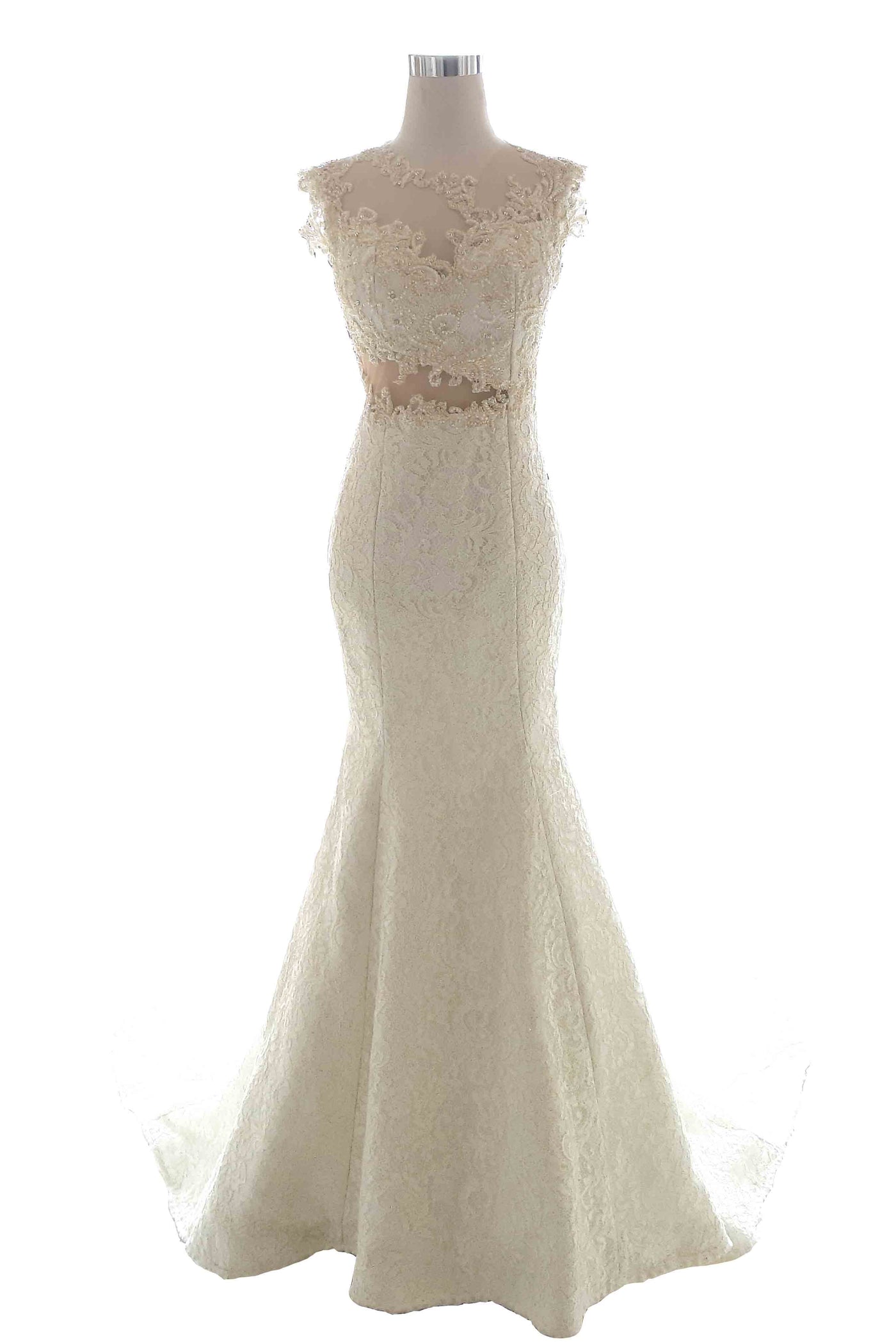 Rent: Ria Andriani - Golden Glittery Mermaid Wedding Gown