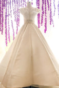 Buy : Sebastian Sposa - Wedding Satin Ball Gown with Cap Sleeves