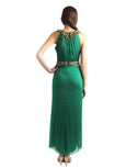 Red by Sebastian Gunawan - Buy: Emerald Green Beaded Dress-The Dresscodes - 2