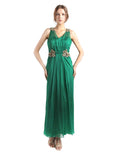 Red by Sebastian Gunawan - Buy: Emerald Green Beaded Dress-The Dresscodes - 1