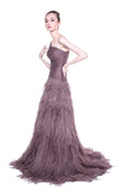 Seduce - Buy: Ruffled Tulle Gown-The Dresscodes - 2