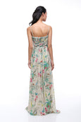 Ted Baker - Buy: Flower Print Strapless Chiffon Dress-The Dresscodes - 3
