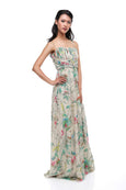 Ted Baker - Buy: Flower Print Strapless Chiffon Dress-The Dresscodes - 1